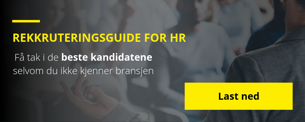 Last ned rekrutteringsguide for HR